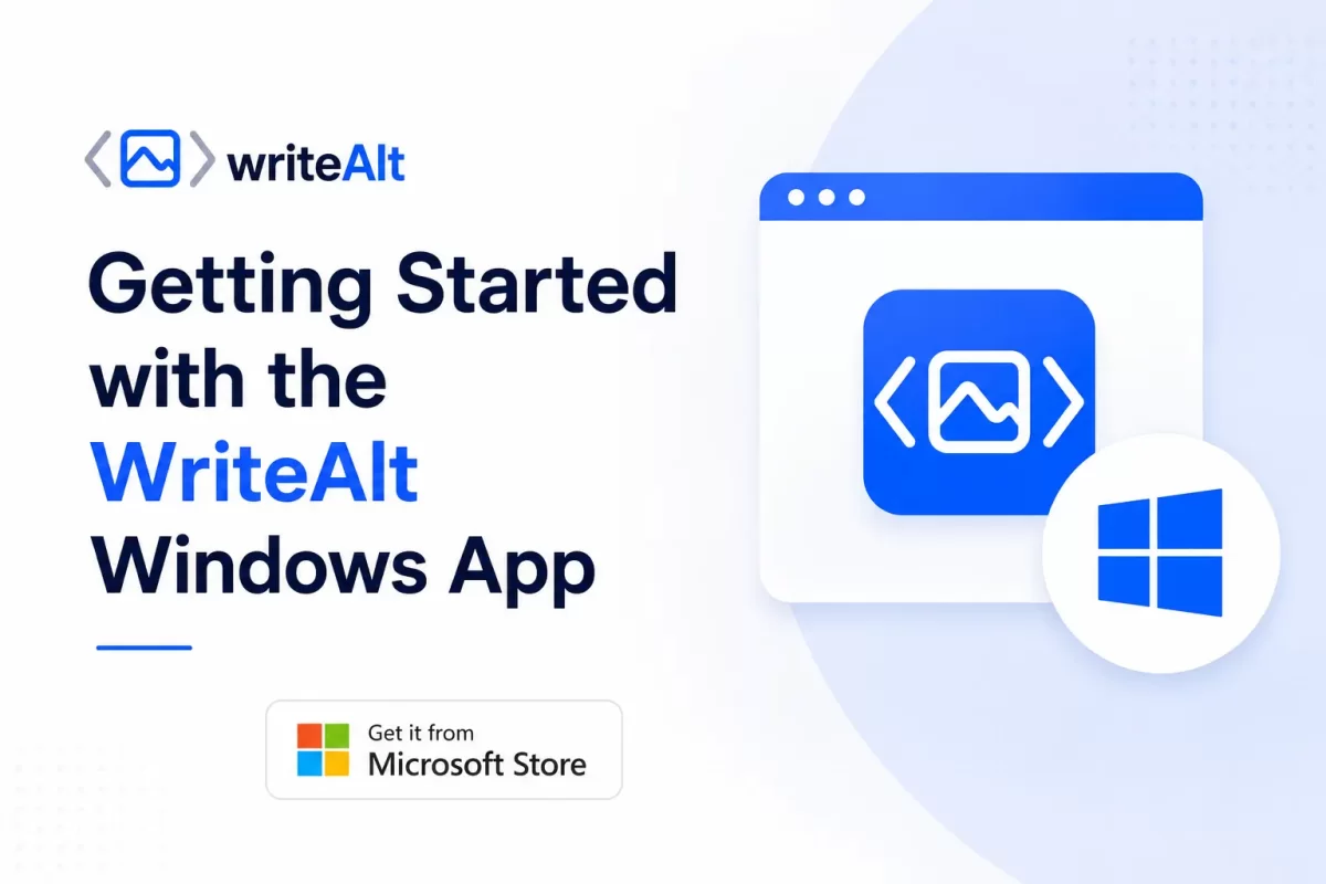 Getting Started with the WriteAlt Windows App