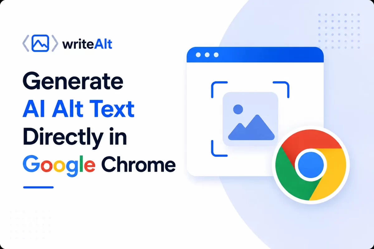Generate AI Alt Text Directly in Google Chrome